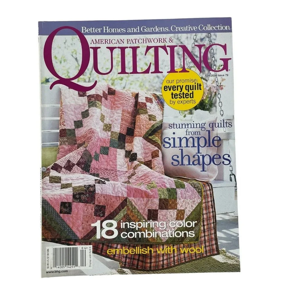 Better Homes & Gardens American Patchwork‎ & Quilting Magazines Full Year 2006